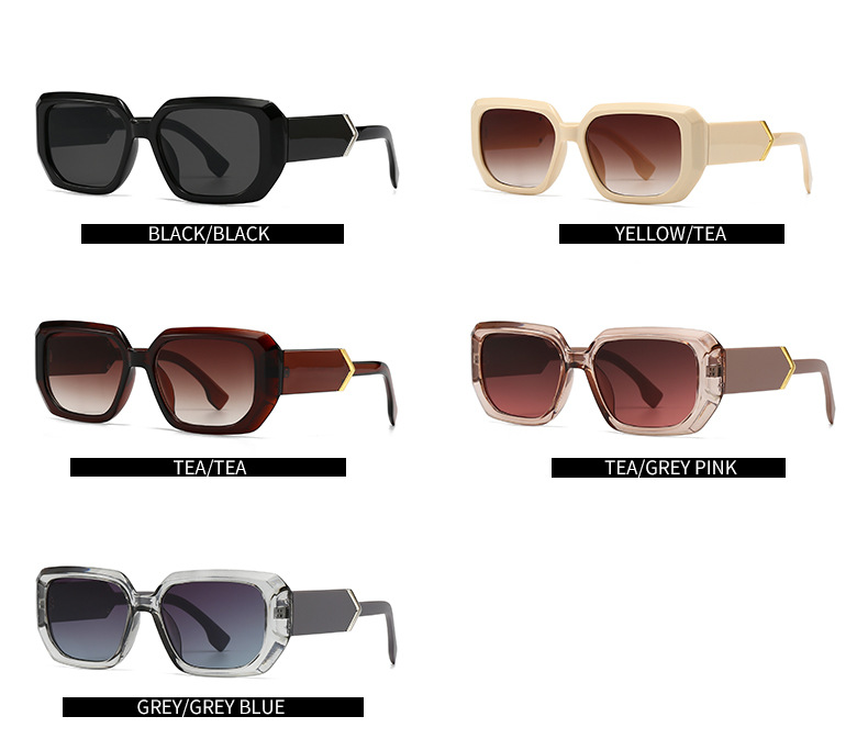 Square Sunglasses For Men And Women Modern Retro Decorative Frame_voghion.com