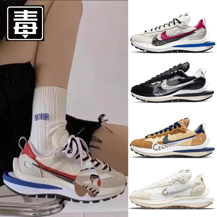Putian Shoes sacai3.0 Waffe Three Generations Joint Deconstruction Height-increasing Shoes Men's and Women's Sports Leisure Torre Shoes