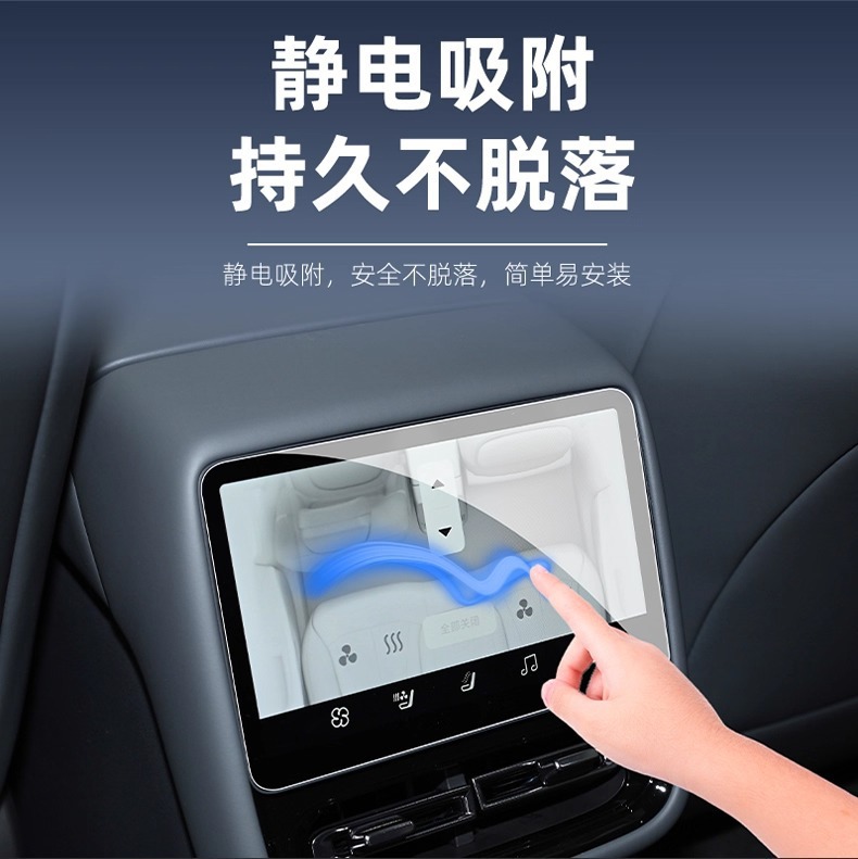 Suitable for 24-25 Porsche Macan Central Control Gear Interior Protection Air Conditioning Panel Navigation Screen Tempered Film