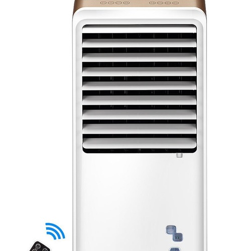 Ouxi Air Conditioner Fan Mobile Cold Blower Industrial Fan Commercial Small Air Conditioner Cooling Fan Water-Cooled Fan Household 