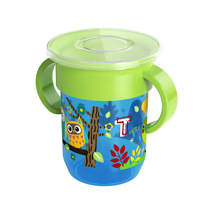 360 grados a prueba de fugas taza mágica taza de bebida para bebés bebé anti-estrangulamiento bebida entrenamiento taza niños bebiendo taza