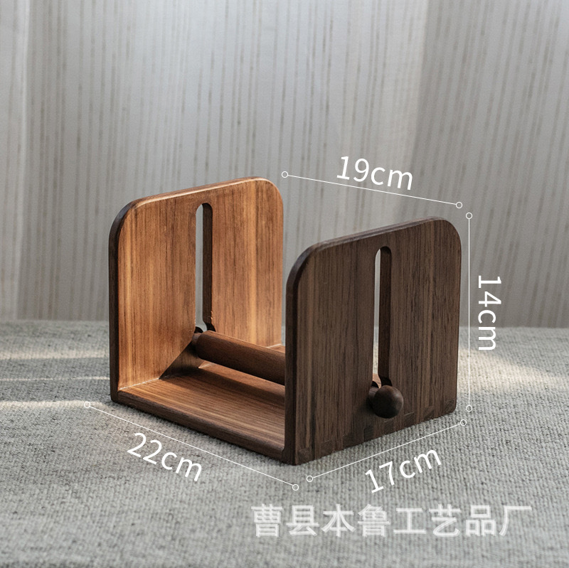 Sala de estar, casa de familia, hotel, restaurante, caja de dibujo, soporte para toallas de papel elevador de madera maciza, soporte para servilletas de estilo nórdico, soporte para papel