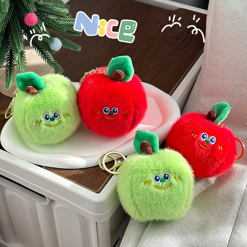 Nuevas series de verduras y frutas colgantes de peluche mini banana zanahoria muñeca tela llavero al por mayor