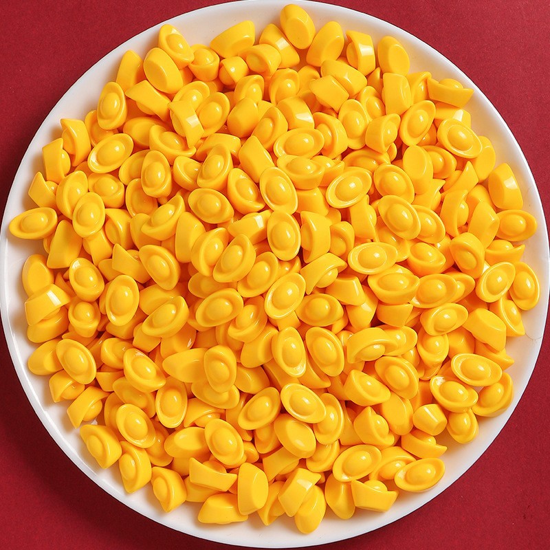 新年福娃元宝字牌樹脂部品diyクリームゴム携帯ケースヘアピン冷蔵庫貼り装飾材料