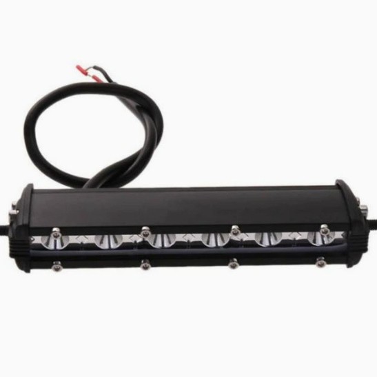 18W una sola fila LED lámpara de lámpara de trabajo motocicleta todoterreno foco de iluminación lámpara auxiliar