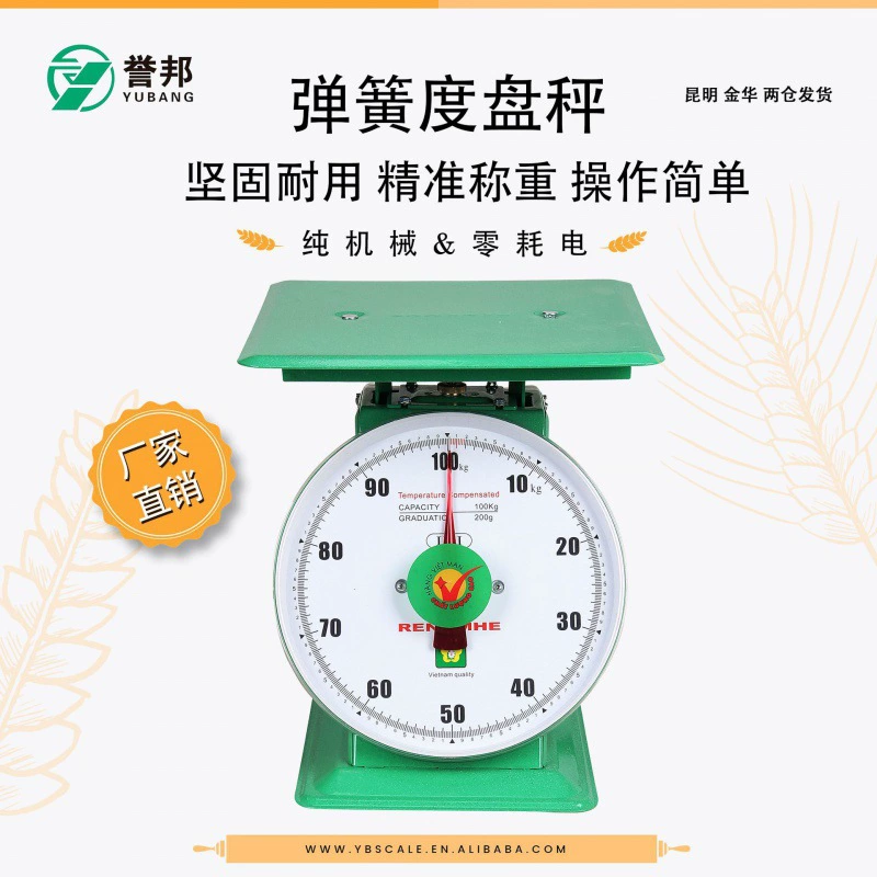100 кг бытовые механические пружинные весы механические измерительные весы Вьетнам весы Renhe весы RENKMHE