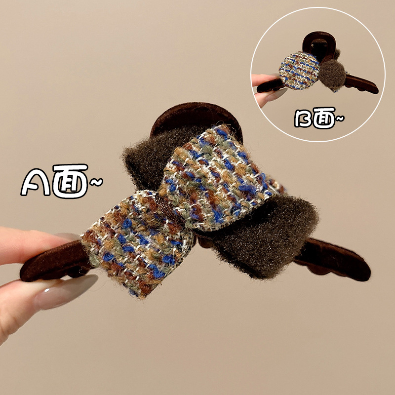 Clip grande para el cabello, pinza elegante para mujeres con cabello grueso