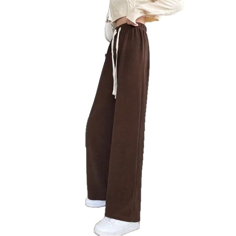 2025 nuevo estilo de moda casual pantalones de mujer de otoño japonés pantalones relajados pantalones casuales rectos