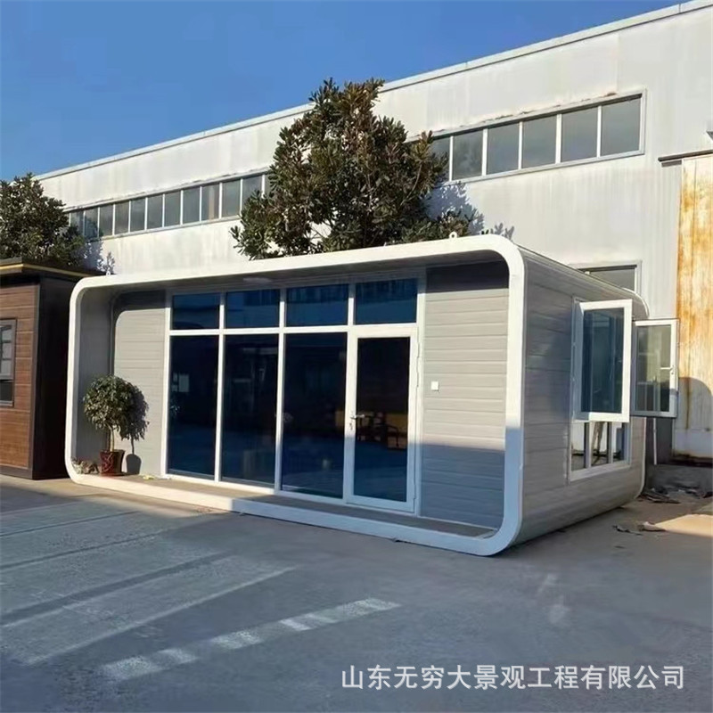 Hacer manzana cápsula espacial vagabundo cabina de lujo luz cabina de alojamiento sala de sol oficina viviendo villa punto escénico B & B