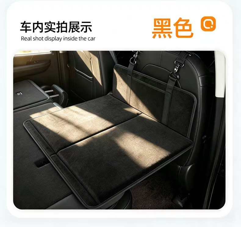 Car rear seat sleeping SUV camping bed, car extension board, foldable thick travel mattress, rear seat sleeping pad