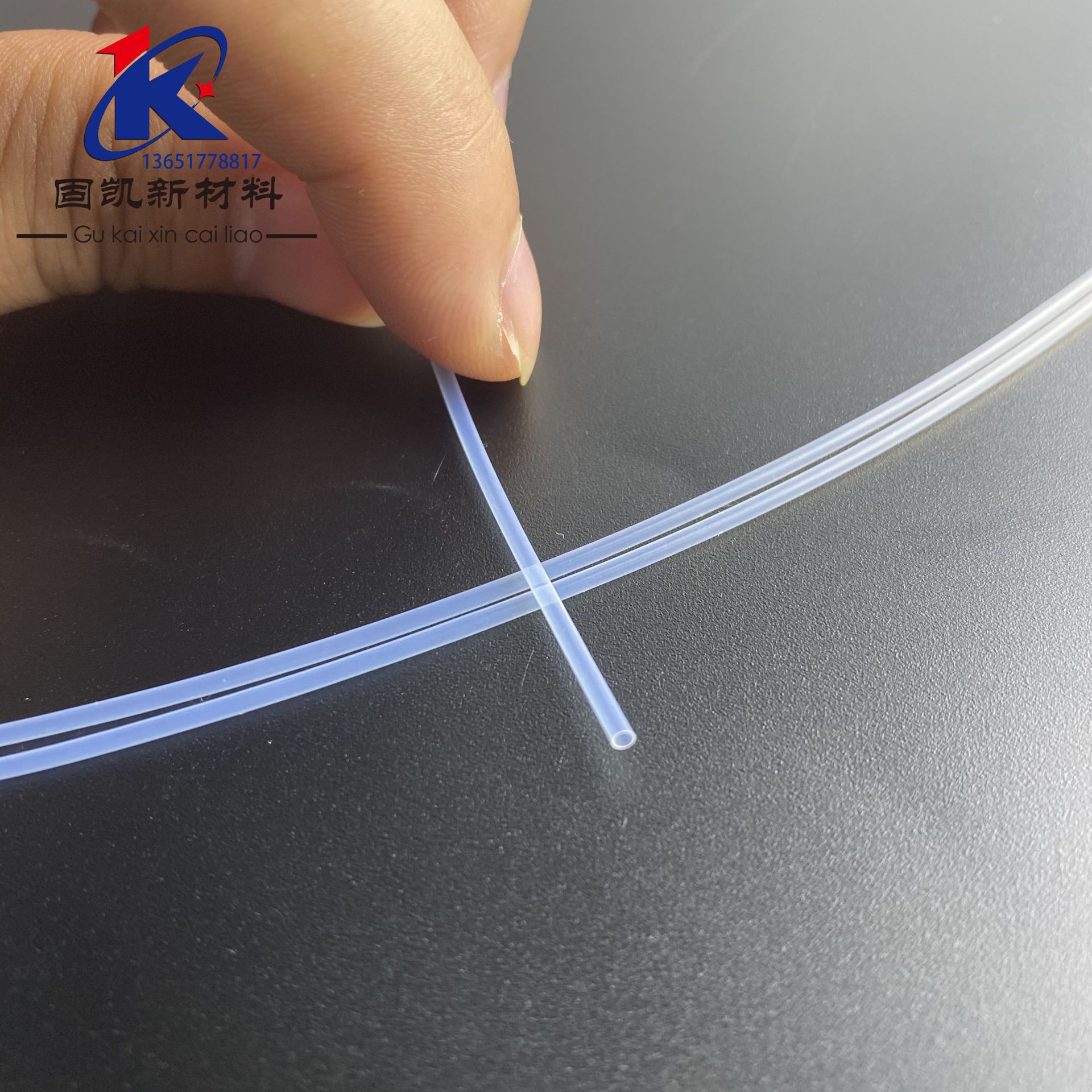 铁氟龙PTFE钳道管透明1.2导管内外光滑特氟龙钳道管绝缘保护套管