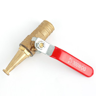 Guangdong Pingan fire fighting reel water gun head DN15 self-rescue hose water gun nozzle
