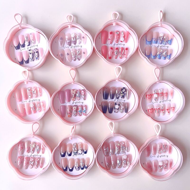 Girls' Manicure, Medium-Sized Ballet Manicure Stickers, Classy Export New Products, Middle Eastern Ballet Nails, Push-Type Fake Nails