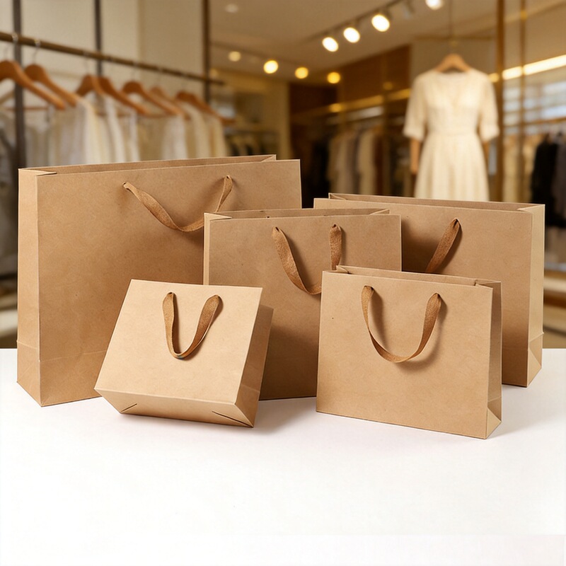 Cowhide Handbag Women's Clothing Store Tea Large Gift Packaging Bag Paper Bag Gift Bag Cowhide Handbag Women's Clothing Store Tea Large Gift Packaging Bag Paper Bag Gift Bag