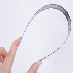 Dual-purpose hacksaw blade, hand widened double-sided saw blade, double-sided hand saw blade, hacksaw frame fine-toothed raffia saw blade