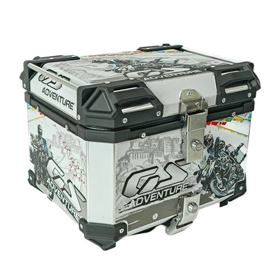 camouflage Potala white motorcycle: Motorcycle trunk