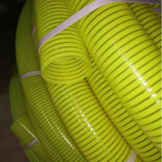 现货批发PVC塑料牛筋管加厚高弹力牛筋软管螺旋吸污吸粪车专用管