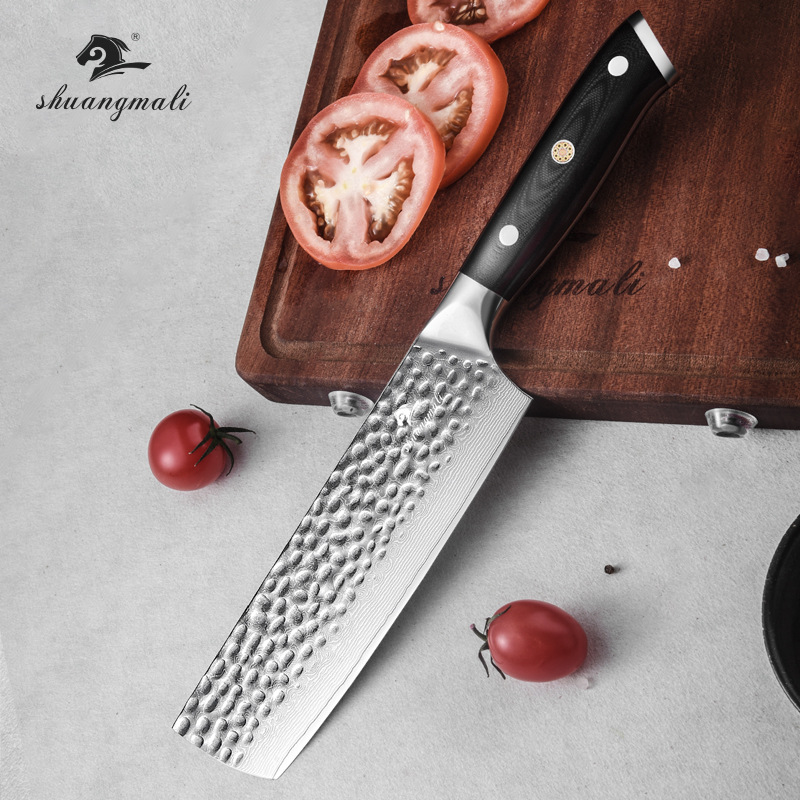 Cuchillo de cocina de acero Damasco de 67 capas Cuchillo de cocina pequeño Cuchillo de cocina Cuchillo de cocina doméstico Cuchillo de carne