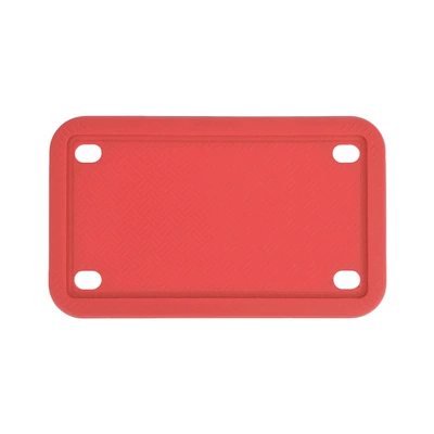 Soft License Plate Modified Car — License plate holder/license plate holder - red