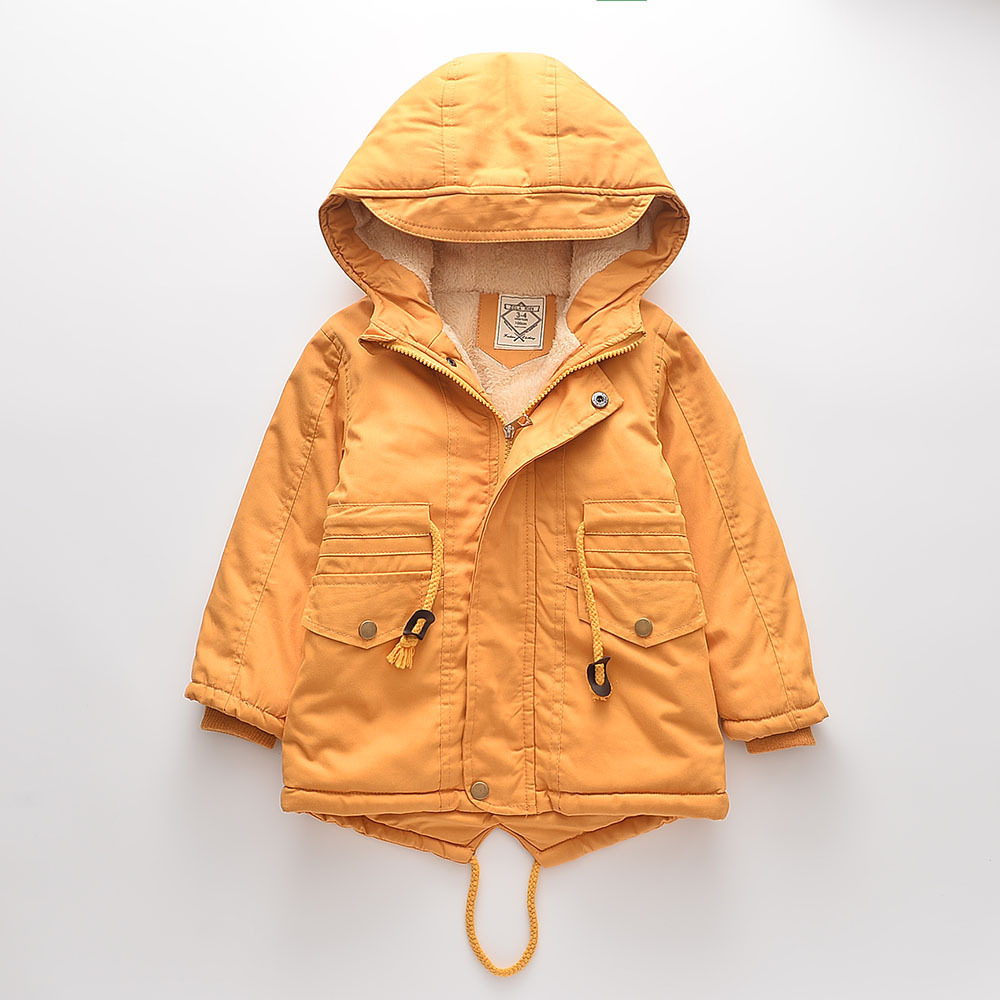 Classic Style Solid Color Cotton Boys Outerwear display picture 2