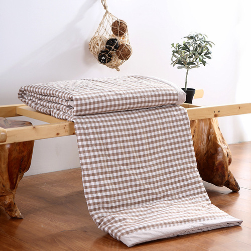 Customized washed cotton summer cool quilt, children's blanket, Japanese summer quilt, air-conditioned quilt, summer quilt, gift thin quilt, wholesale