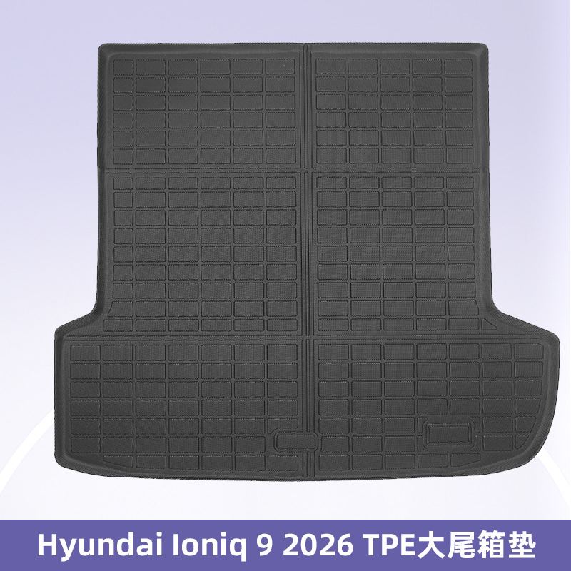 Aplicable a Hyundai lonig 9 2026 3D todo el tiempo TPE almohadilla para los pies almohadilla para el trasero almohadilla para la espalda