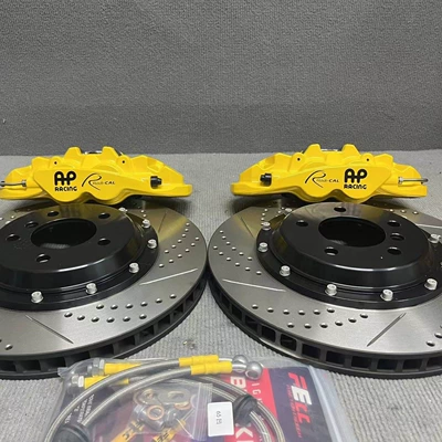 Calipers Modified with: Brake caliper cover - ap8530-four-piston-front-wheel-pair
