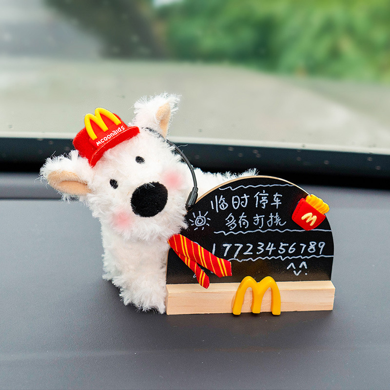 2024 Red West Highlands tarjeta telefónica de automóvil número de estacionamiento temporal tarjeta telefónica de automóvil móvil mujer adorable