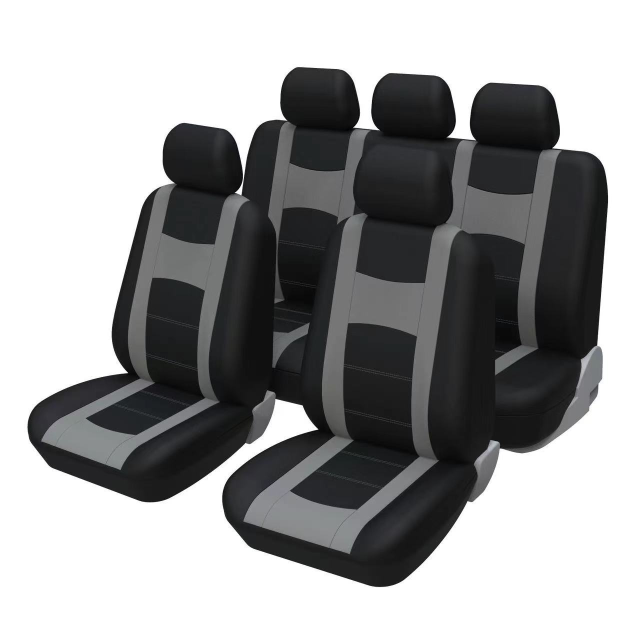 Foreign trade cross-border temu Amazon car seat cover double needle H fabric five-seat general car seat cover export