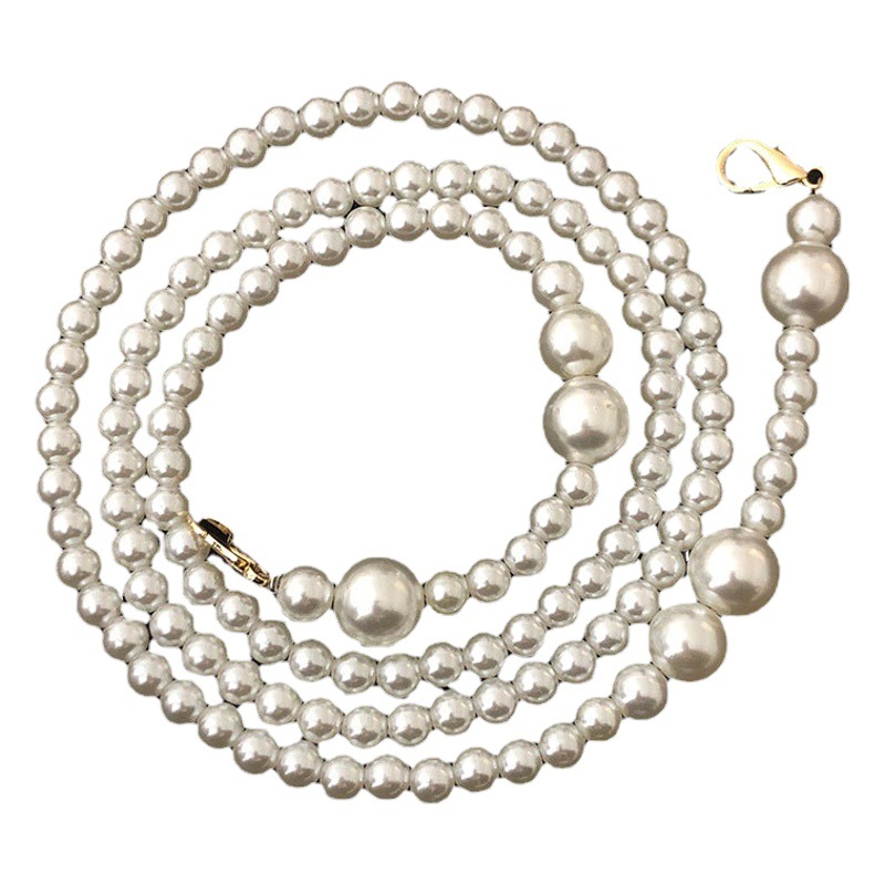 Bag Chain, Pearl Bag Strap, Bag Rope, Plastic Bag Chain, Gift Accessories, Transformation, Crossbody Underarm Bag Chain, Retro