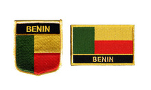 ؐ ̽N Benin FLAG Embroidered IRON ON PATCH