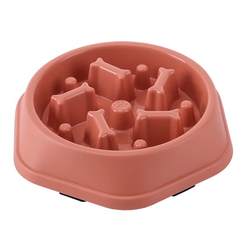 Fábrica al por mayor estilo casero hueso anti-estrangulamiento Slow Food Bowl perro tazón hogar estilo hueso anti-estrangulamiento perro Slow Food Bowl
