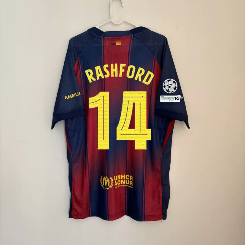2526 新しいクラブジャージプレーヤーバージョンホーム No. 10 ヤマールジャージスペインサッカーユニフォームプレーヤーバージョン|undefined