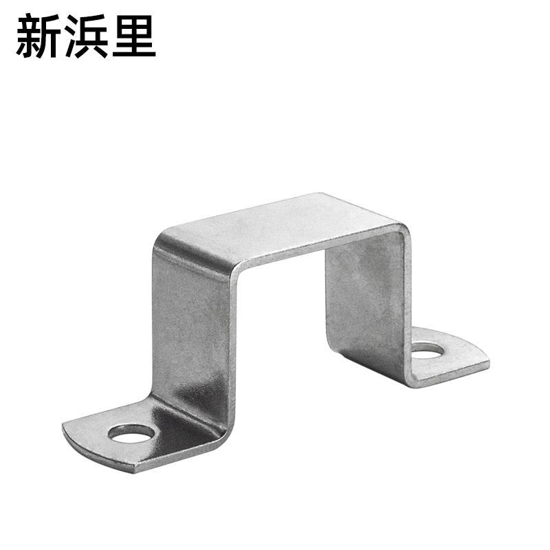 m10螺栓u形螺丝u型卡镀锌u型管卡管夹固定卡扣长方形直角骑马卡子