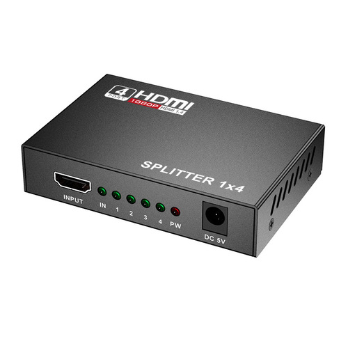 Cross-border HDMI splitter one-to-four 4K series HDMI one-in and four-out frequency divider HD video same-screen device