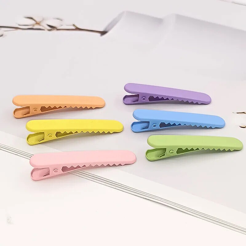 5cm Trendy Dopamine Macaron Color Lacquered Duckbill Clip DIY Hair Accessory Candy Color Hair Accessory Parts 5cm Trendy Dopamine Macaron Color Lacquered Duckbill Clip DIY Hair Accessory Candy Color Hair Accessory Parts