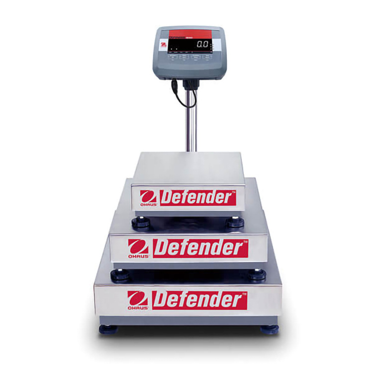 Báscula de plataforma electrónica Ohaus Defender3000, báscula de plataforma Ohaus D32PE60BLZH de precisión. image 3