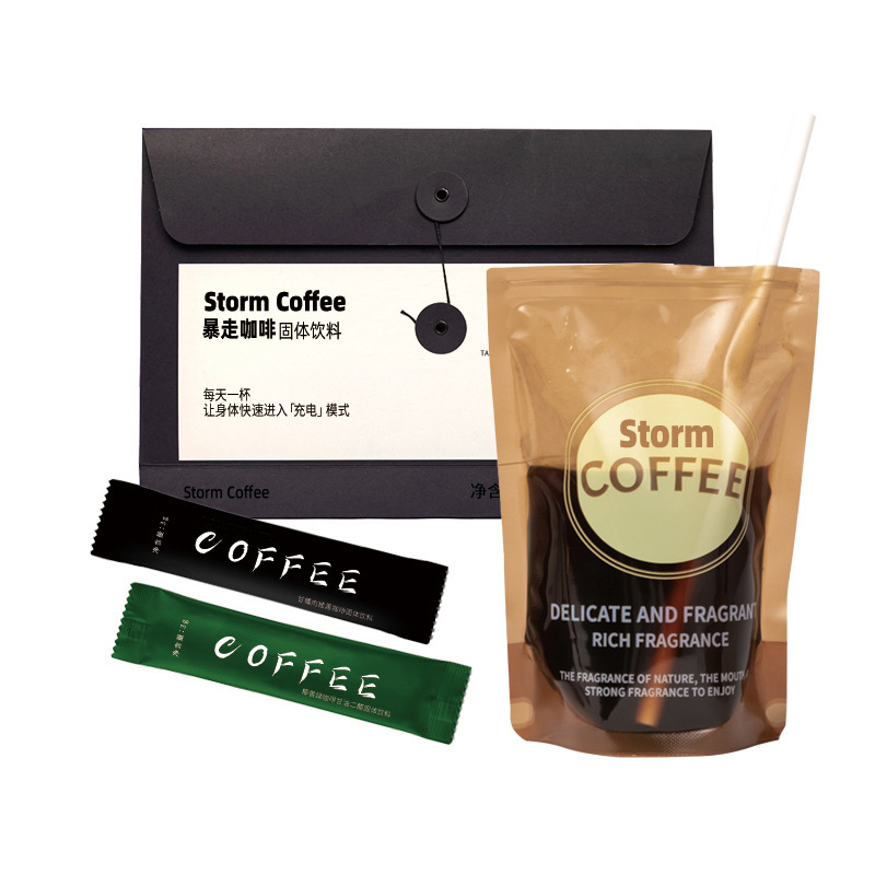 Pocket Mediterranean Black Coffee Daily Coffee Instant Coffee Powder Online Red Same Ceylon Cinnamon Green Coffee OEM