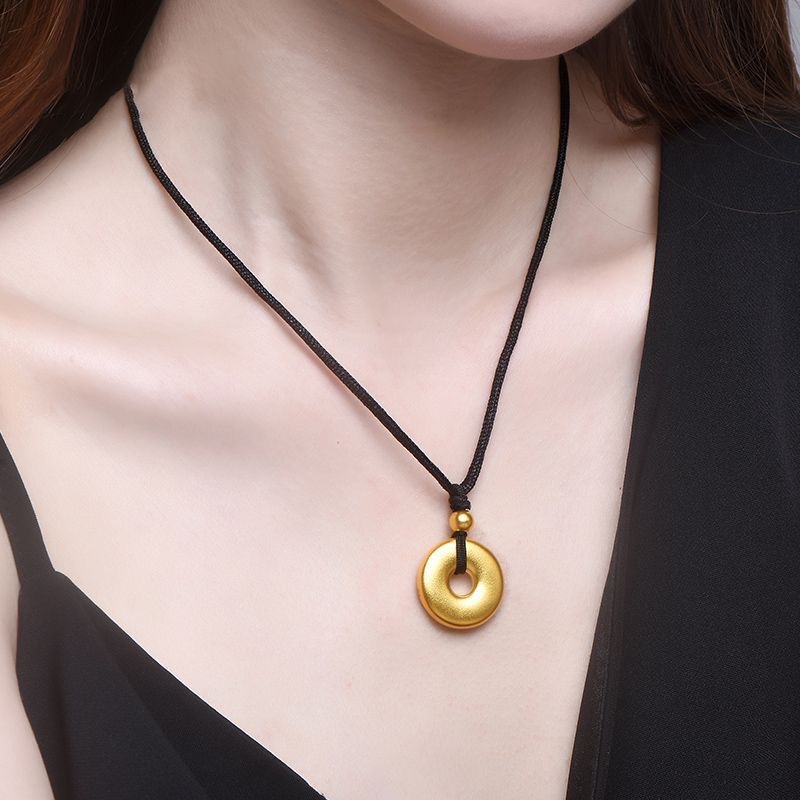 Antiguo método heredado colgante de hebilla de seguridad para hombres y mujeres collar colgante colgante