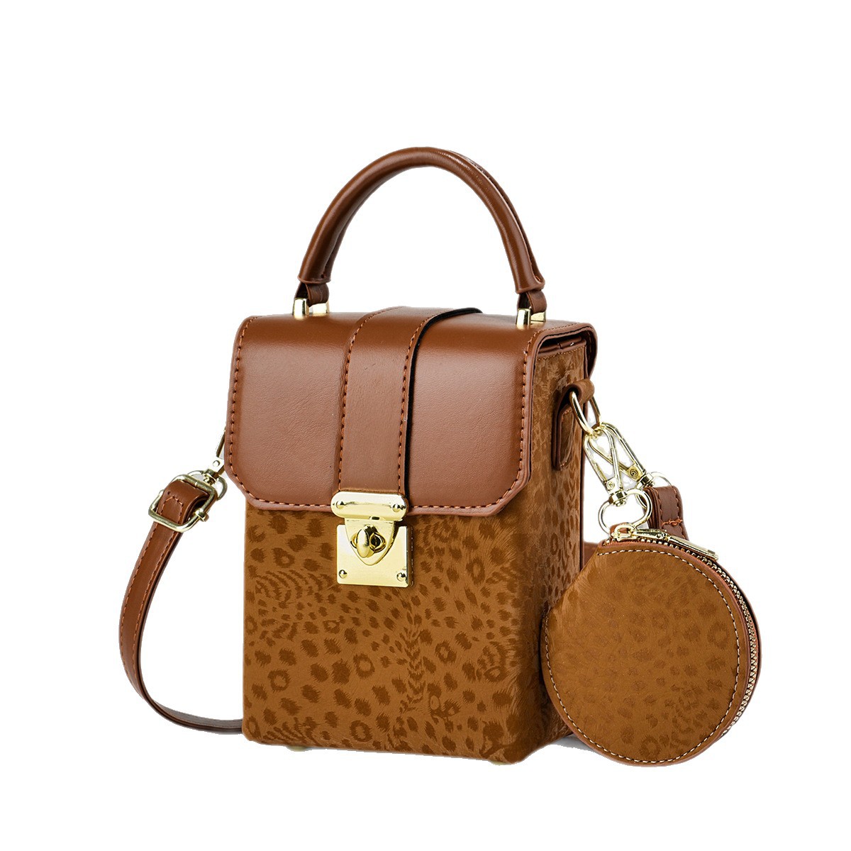 Pequeño paquete de dos piezas bolsas de madre mini bolsas de cubo colgantes bolsas de cambio bolsas de mano compactas exquisitas bolsas transfronterizas