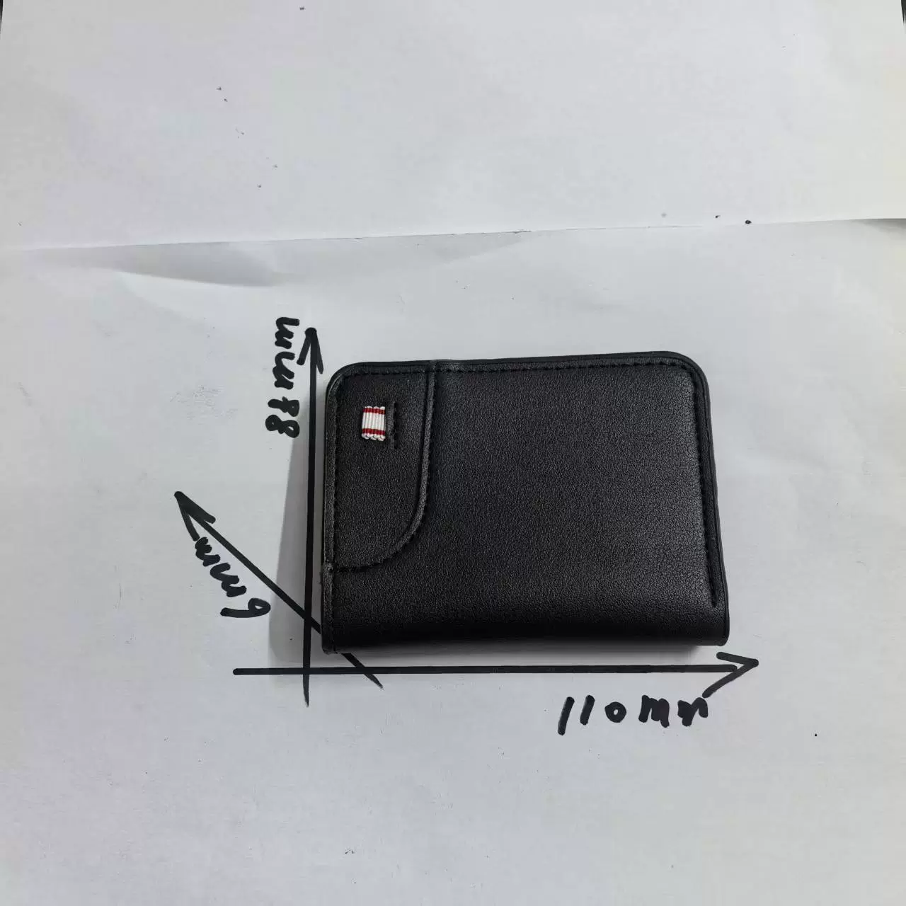 外贸热销男士竖款钱包多卡位超薄迷你钱包商务休闲青年票夹男钱包