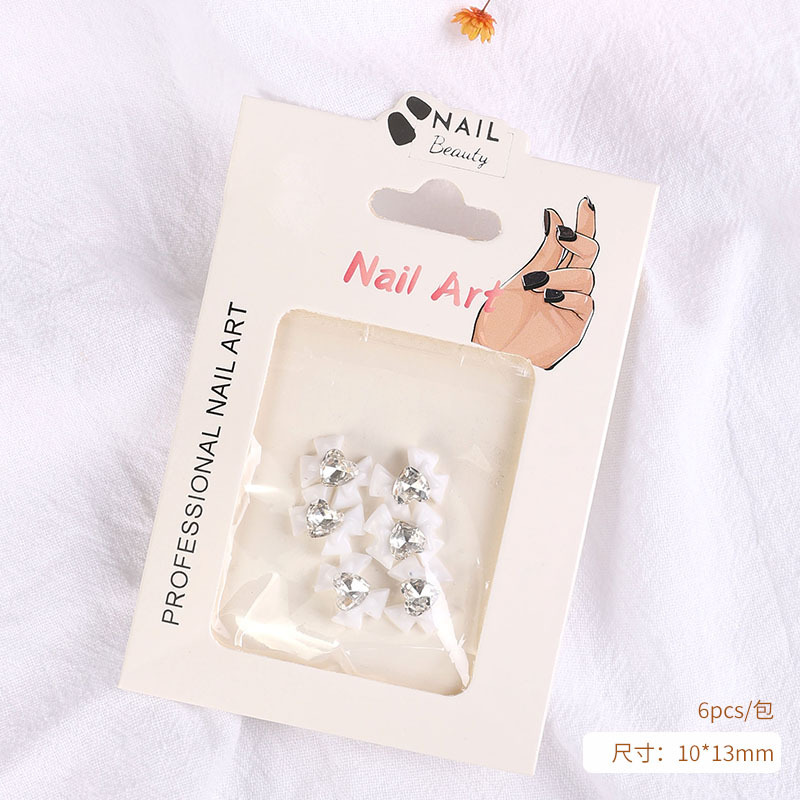 Joyería de uñas arco Nuevo 2023 decorativo de uñas accesorios tridimensionales populares Accesorios Negros en línea mezclar y combinar