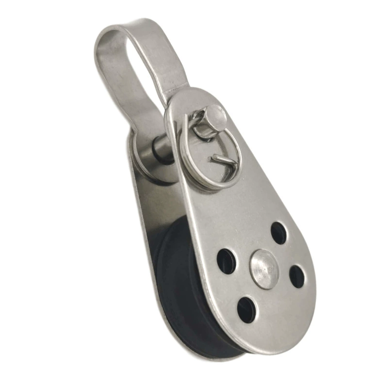 Ролик из нержавеющей стали с нейлоновым покрытием для парусных судов, каяков, яхт и лодок, аксессуары для парусного спорта