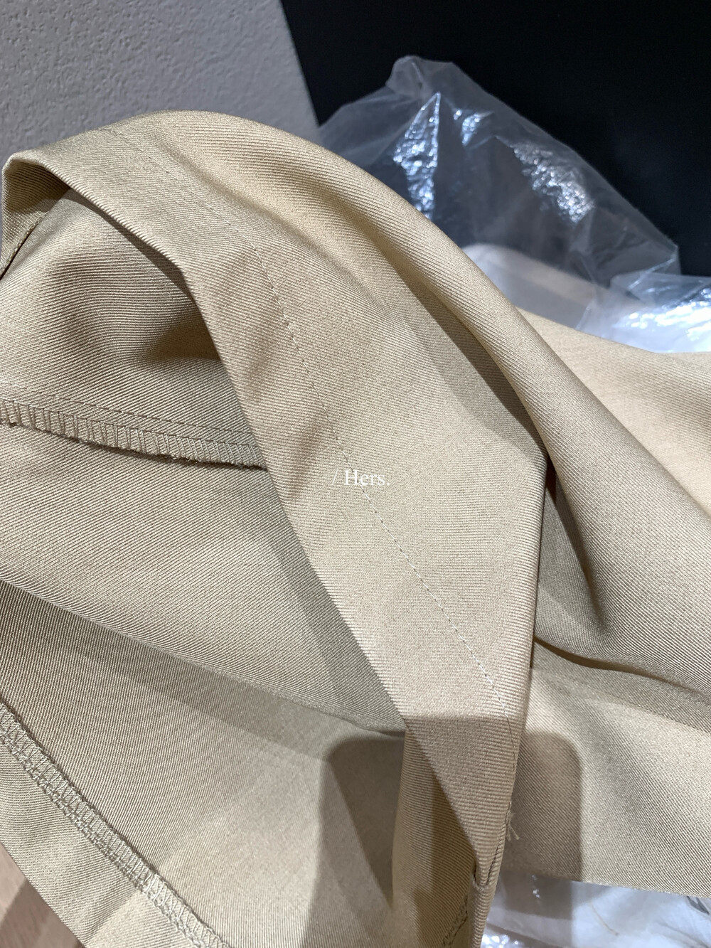 Quần culottes nữ ống rộng dáng suông vải rũ mềm mại — màu đen, màu kaki chi tiết 14