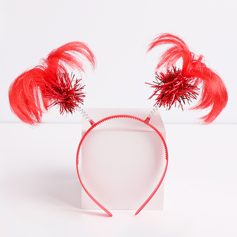 Amazon independiente de color de sol cola de caballo hebilla de cabello Europa y América familia fiesta de baile accesorios de vestuario de vacaciones fantasía