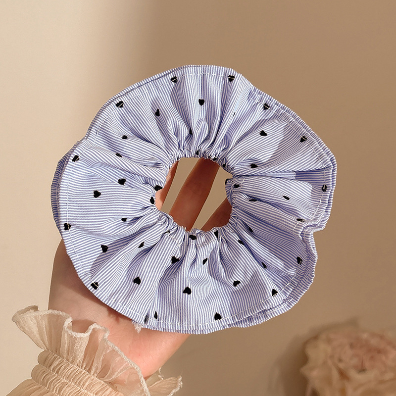 Encaje retro francés, diadema de intestino grueso, mujer 2025, nuevo estilo, cuerda para el cabello, banda de goma, lazo, dulce cuerda para el cabello, accesorios para el cabello