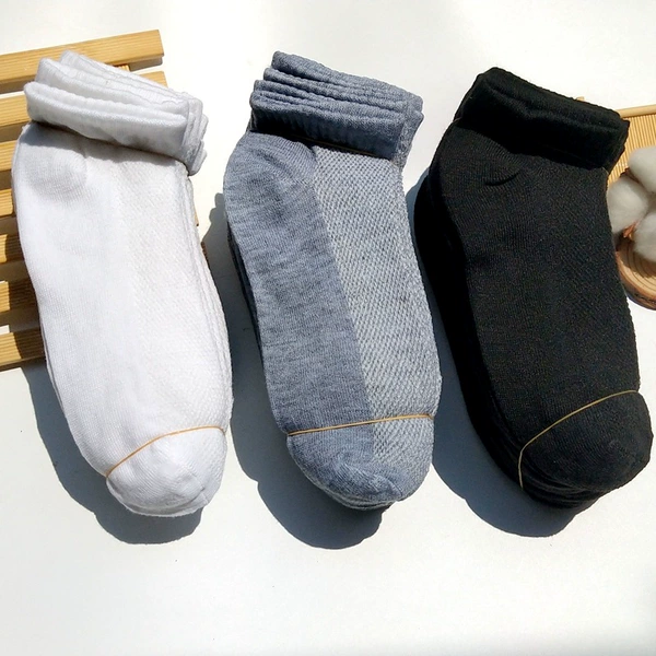 Black boat socks