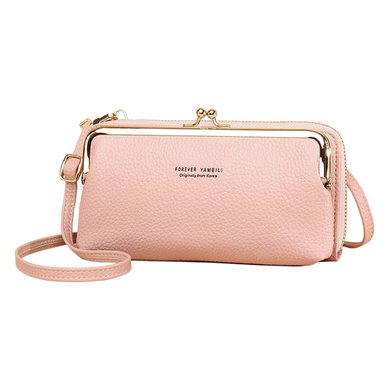 Bolso de mujer 2023 nuevo bolso del teléfono móvil crossbody multifuncional PU cuero bolso de noche moda lychee patrón bolso de hombro