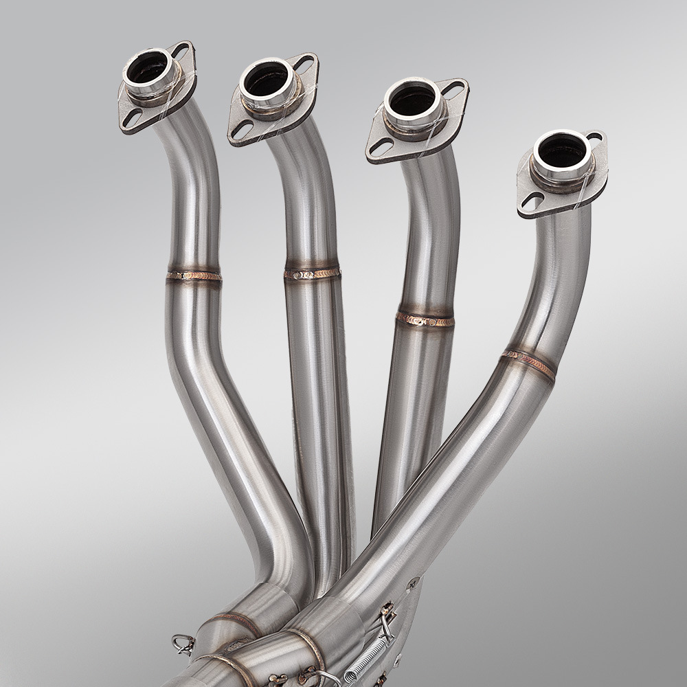 Motorcycle Exhaust Pipe Full Set Suitable for Z900A2 Stainless Steel Dual Oxygen Port Front and Rear Exhaust Pipe Set