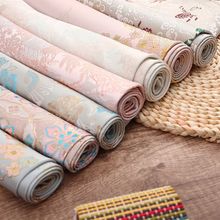 高档织锦缎提花布料丝绸缎马面裙古装汉服唐装新中式民族服装面料